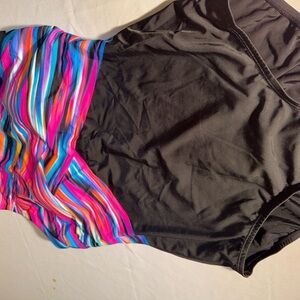 Colorful Striped Women's Swimsuit